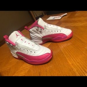 Jordan Vivid Pink // "Valentines Day" 12s, Size 4y